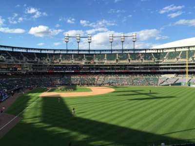 COMERICA PARK section Balcony Tables