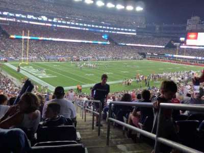 Gillette Stadium section 138