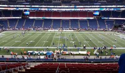 Gillette Stadium section CL32