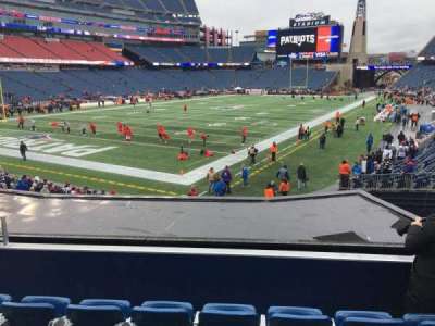 Gillette Stadium section 117