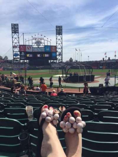 Oracle park section 117