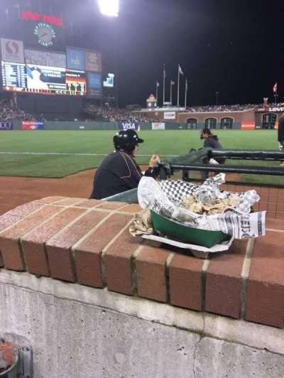 Oracle park section 127