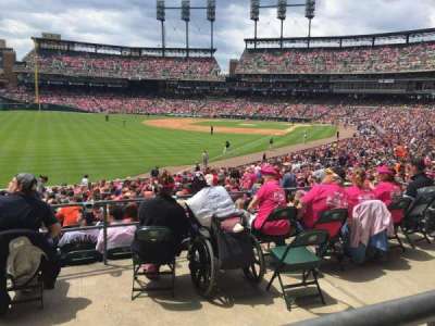 COMERICA PARK section 143