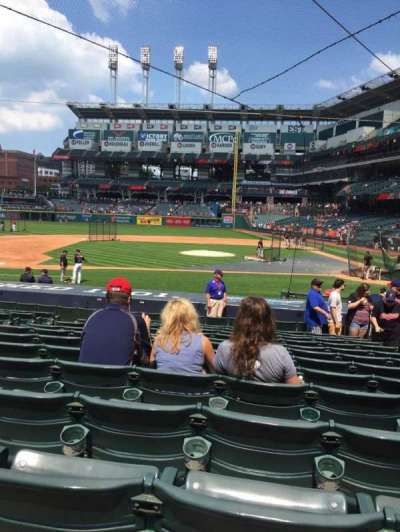 Progressive Field section 160