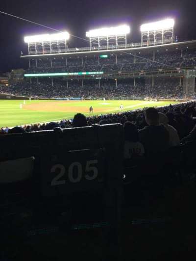 Wrigley Field section 205
