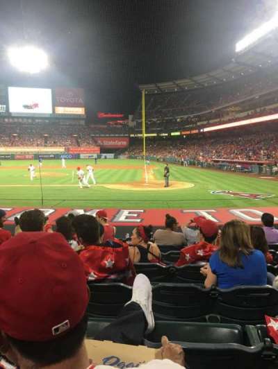 Angel Stadium section Diamond Club 114