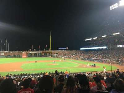 Oracle park section 123