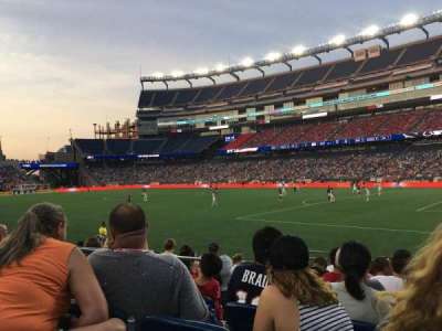 Gillette Stadium section 126