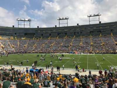 Lambeau Field section 122
