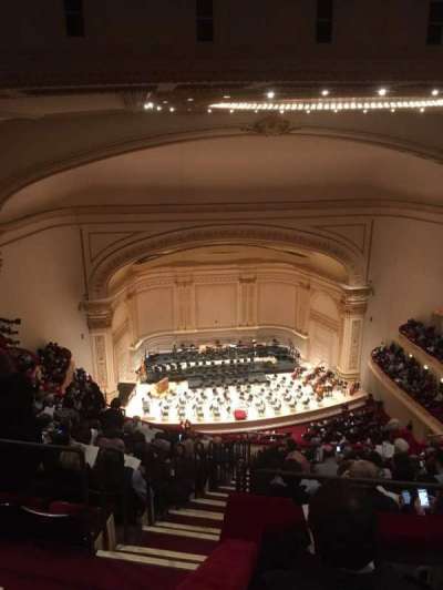 Carnegie Hall section Upper Balcony LC
