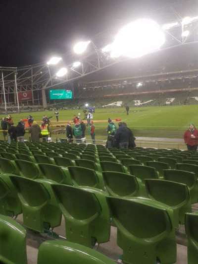 Aviva stadium section 123
