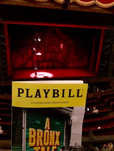 Citizens Bank Opera House section DRESS CIRCLE LC