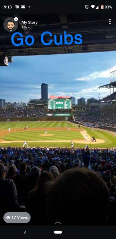 Wrigley Field section 213