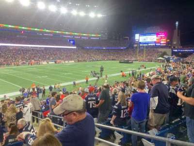 Gillette Stadium section 115