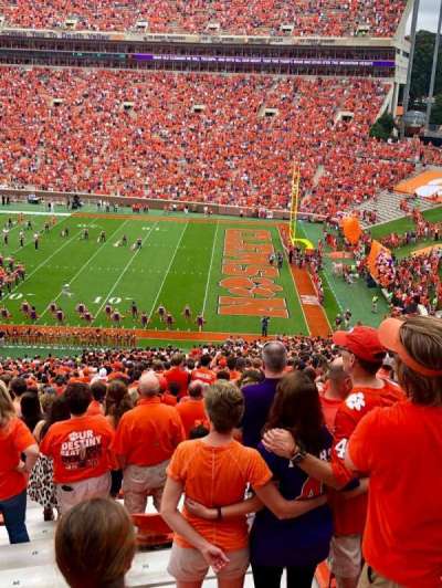 Memorial Stadium, Clemson section UB