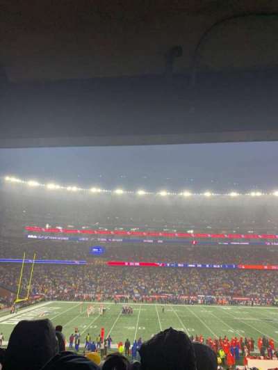 Gillette Stadium section 134