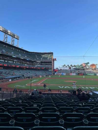 Oracle park section 110