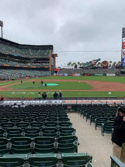 Oracle park section 108