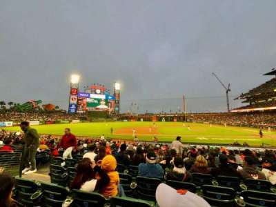 Oracle park section 123
