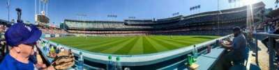 dodger stadium section LF Home Run Seat C