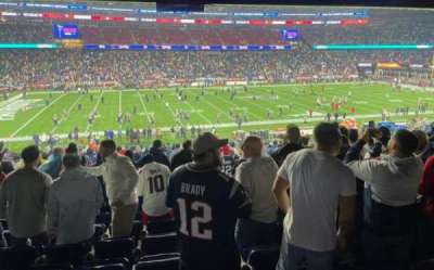 Gillette Stadium section 134
