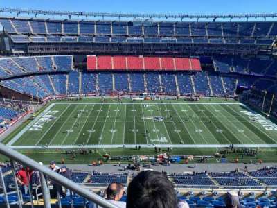 Gillette Stadium section 332