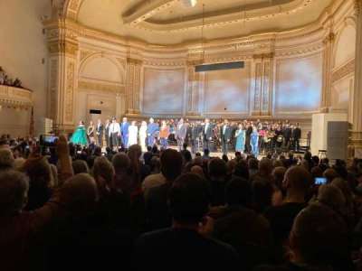 Carnegie Hall section Parquet R