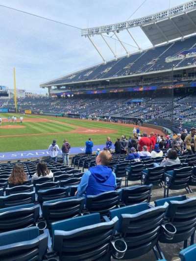 Kauffman Stadium section 121