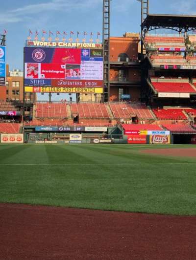 Busch Stadium section 161D