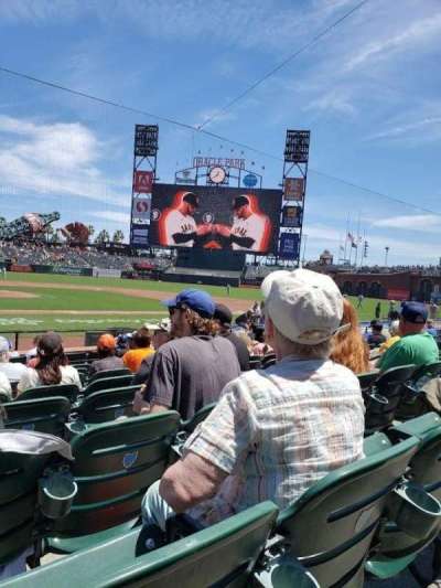 Oracle park section 110