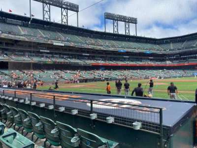 Oracle park section 107