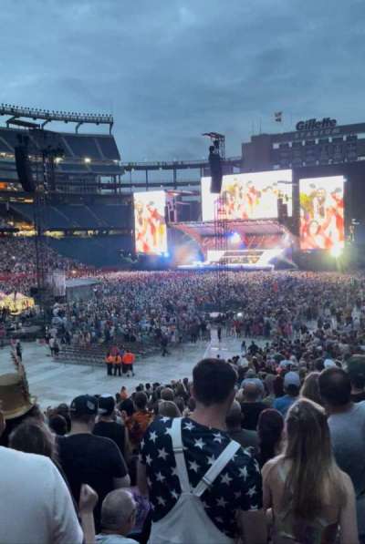 Gillette Stadium section 138
