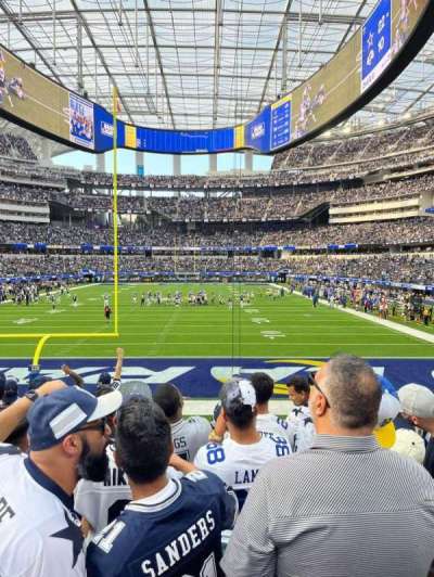 Sofi Stadium section 122