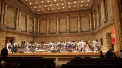 Eastman Theatre section Orch Right Ctr