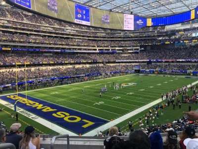 Sofi Stadium section 212
