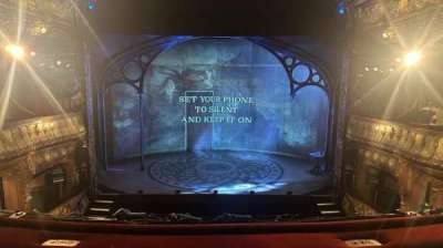 Apollo Theatre section Dress Circle