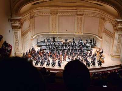 Carnegie Hall section Upper Balcony C