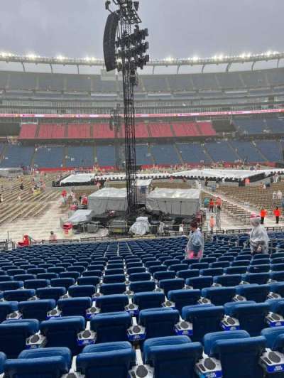 Gillette Stadium section 132