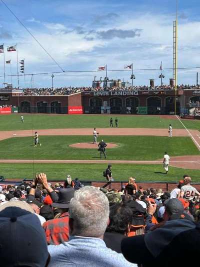 Oracle park section 121