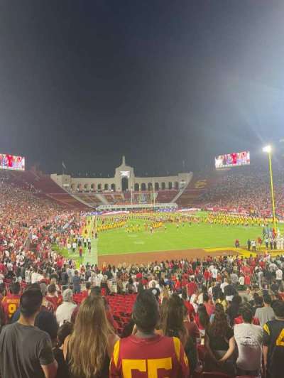 Los Angeles Memorial Coliseum section 116