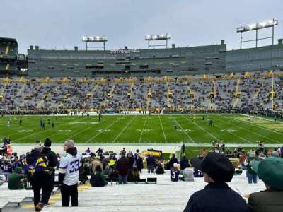lambeau field section 115