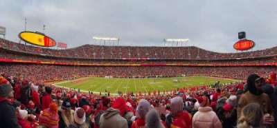 Arrowhead Stadium section 120