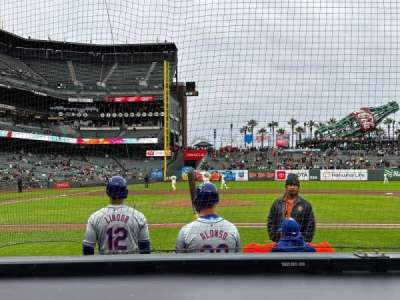Oracle park section 108