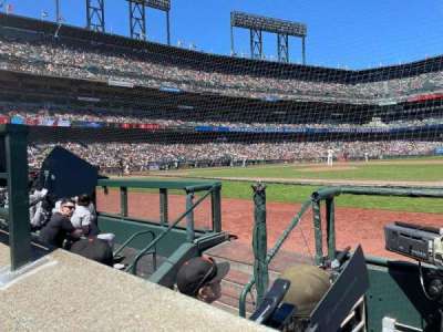 Oracle park section 107