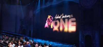 Michael Jackson One Theatre section 103
