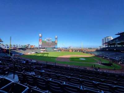 Oracle park section 222