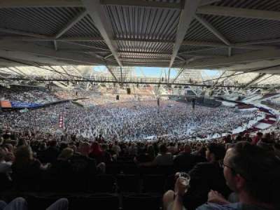 London Stadium section 202