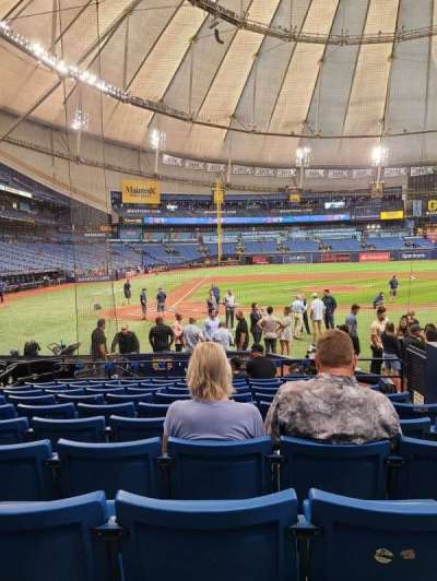 Tropicana Field section 110