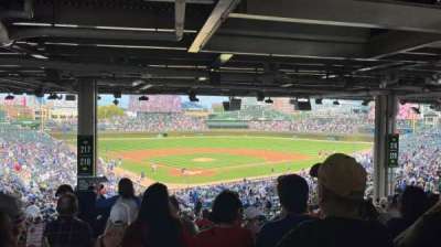 Wrigley Field section 218