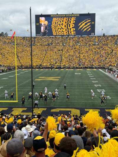 Michigan Stadium section 11